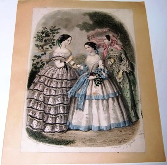 M212M Hand-Colored Print 1860s
